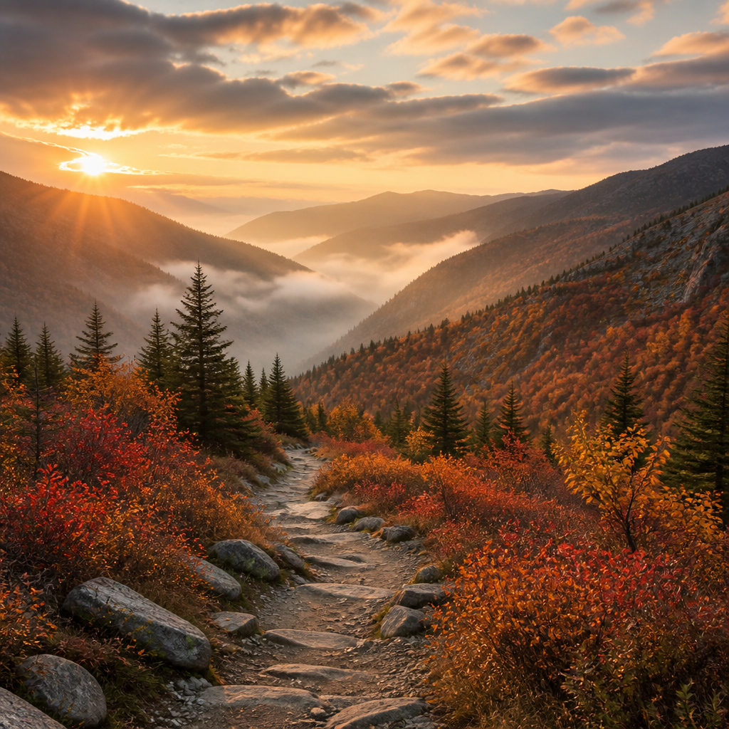 Ruhige Herbstlandschaft als Symbolbild für Geheimtipp Urlaub im Oktober abseits der Massen